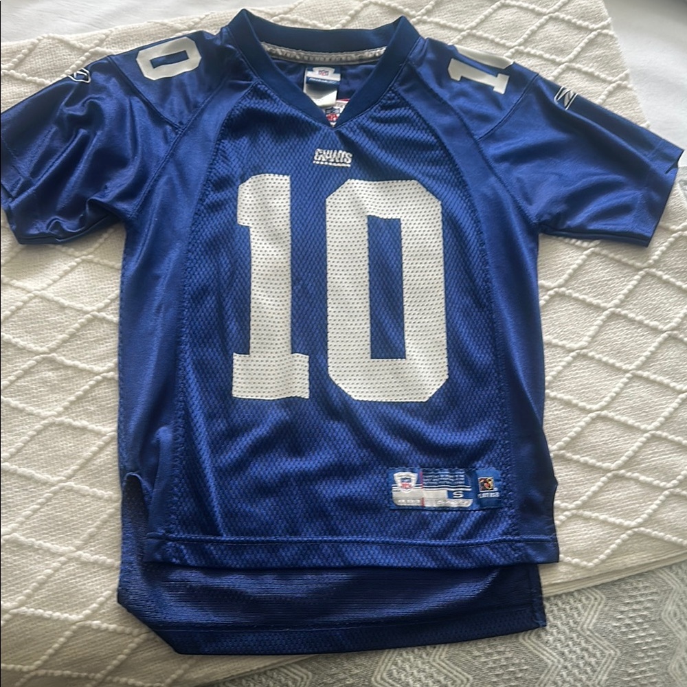 Reebok Blue and White NFL Jersey